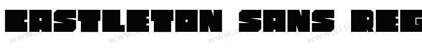 Castleton Sans Regul字体转换